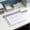 Gray/9.4"x7.1, variant on A4 Clear Frosted TPU File Bag 9.4"x7.1", Waterproof PU Leather Zipper Portable Document Pouch for Office School Test Paper Travel Stationery Small Items Storage Green