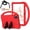 Red, variant on for Revvl Tab 2 Case 2025, Children Friendly EVA Lightweight Handle Stand Cover with Shoulder Strap Shockproof Case for T-Mobile Revvl Tab 2 10.1" 2025 Tablet, Red