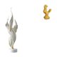 thumbnail image 1 of Escultura de plumas, figura decorativa, escultura de pollo, figura de resina, adorno de forma única, adecuada para el hogar, la oficina, el dormitorio, 1 of 8