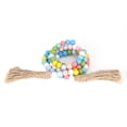 thumbnail image 4 of Bead String, Bead String Pendant Festival Decoration Wood Bead String 84 Natural Wooden Beads  For Mirrors For Wall For Bedsides For Shelves, 4 of 8