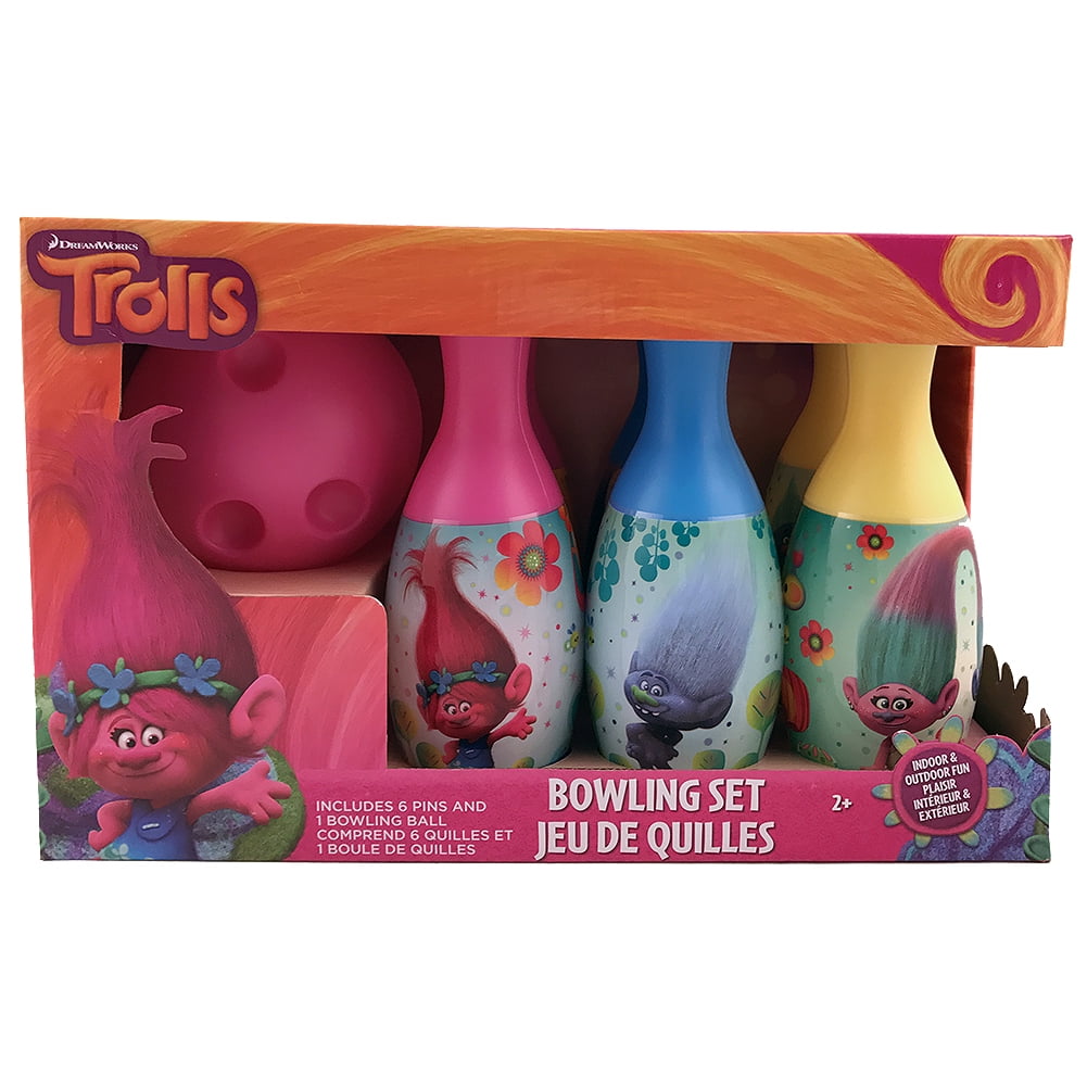trolls bowling set