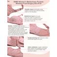 thumbnail image 6 of BIMEI Women Everyday Bra for Mastectomy Silicone Breast Inserts for Breast Asymmetry Soft Daily Full Coverage Bralettes Bras,8739,Pink,36A, 6 of 8