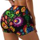 thumbnail image 1 of Fotbe Traditional Floral Polish Shorts Sin Costuras – Shorts Deportivos de Cintura Alta para Mujer, Elásticos para Gimnasio, Yoga, Running o Ciclismo-Large, 1 of 8
