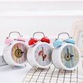 thumbnail image 2 of Kids Alram Cartoon Clocks Small Fresh Alarm Round Novel Desktop Metal Ring The Bell Child Student, 2 of 5