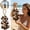 Brown, variant on Multicolor Fish Metal Wind Chime with Bells, Weather Resistant Hanging Decor for Patio Garden Balcony Indoor Outdoor, 22 Inch Whimsical Calming Sound Housewarming Gift