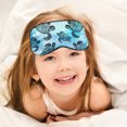 thumbnail image 4 of WIRESTER Silk Sleep Eye Mask for Sleeping With Adjustable Strap, Blackout Sleep Mask, Blindfold Night Eye Masks for Women Men Adults Kids - Ocean Sea Turtles, 4 of 7
