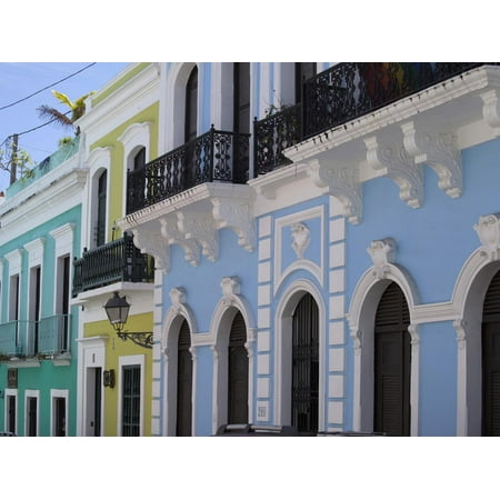 The Colonial Town, San Juan, Puerto Rico, West Indies, Caribbean, USA, Central America Print Wall Art By Angelo (Best Towns In Puerto Rico)