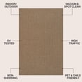 thumbnail image 3 of JONATHAN Y FXV203B-5 Rowena Smart Jute Scandinavian Boho Herringbone Weave Brown 5 ft. x 8 ft. Indoor/Outdoor Area Rug, 3 of 9