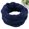 thumbnail image 4 of ZSQDM Scarf Loop Padded Scarf Bib Woolen Winter Knit Warmth Circle Womens Scarf Women beanie Hat Scarf ,Hat,& Gloves Kitsch Shower Cap, 4 of 8