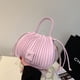thumbnail image 3 of Bolso de diseño de nicho para mujer, bolso de mano tipo cubo plisado de primavera, bolso cruzado de hombro que combina con todo, 3 of 6