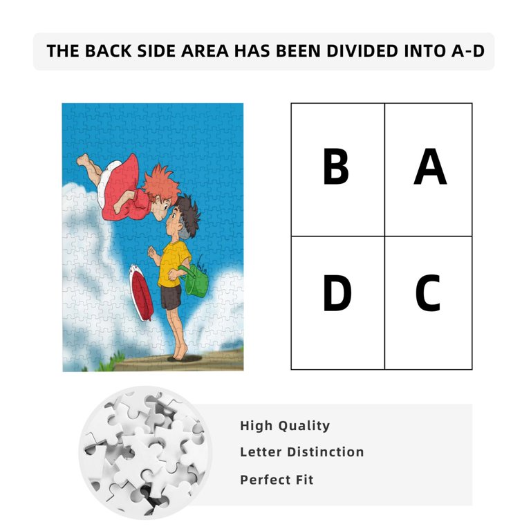 500 Piece Ponyo Jigsaw Puzzle for Adults Leisure Gift for Birthday