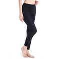 thumbnail image 2 of Women Seamless Basic Stretch Polyeseter Sports Yoga Leggings High Waist  Tummy Control Workout Trouser, 2 of 5