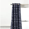 thumbnail image 2 of SAFAVIEH Brynleigh Modern Navy Striped Grommet Semi-Sheer Curtains, 52" x 96", 2 of 5