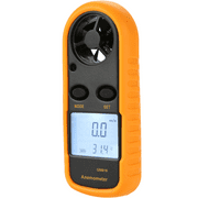 Anemometer Handheld, Portable AnemometerVelometer, Anemometer , Temperatureand Backlit Air Flow Meter for Shooting, Surfing