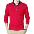 thumbnail image 4 of Playera Manga Larga Moda Tipo Polo Casual Comoda Hombre, 4 of 6