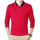 thumbnail image 4 of Playera Manga Larga Moda Tipo Polo Casual Comoda Hombre, 4 of 6