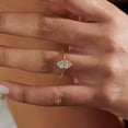 thumbnail image 5 of Women's Engagement Ring 2Ct Heart Cut Diamond 14K Yellow Gold Plated Silver 925, 5 of 5