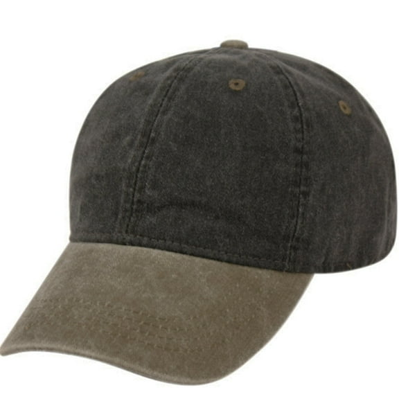 E-Flag Baseball Cap Pigment Dyed Washed Cotton Cap Adjustable Hat