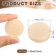 thumbnail image 2 of Uxcell 16 Pcs Discos de Madera, 1-9/16" Diámetro 2/5" Grosor Círculos de Madera Sin Terminar Discos en Blanco Fichas de Madera Monedas Rodajas de Madera para Manualidades DIY Pintura, 2 of 6