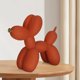 thumbnail image 4 of Globo creativo, estatua de perro, escultura ornamental, arte , naranja Gloria Estatua de perros globo, 4 of 9