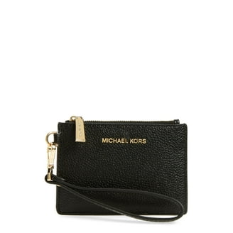 Michael Kors Key Ring Top Zip Coin Pouch Id Card Holder Vanilla