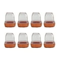 thumbnail image 4 of Wear Resistant Chair Leg Pads,8Pcs Chair Legs Caps Transparent Chair Leg Caps Table Foot Covers Exceptional Value, 4 of 14