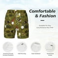 thumbnail image 6 of Picia Gnomes Playing in the Garden pattern Mens Swim Trunks with Compression Liner Stretch Beach Shorts Quick Dry with Zipper Pockets No-Chafing Board Shorts-XX-Large, 6 of 9