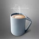 thumbnail image 3 of Taza retro hecha de paja de trigo respetuosa con el medio ambiente, ligera, biodegradable, taza de plástico para agua, café, leche, té, Xemadio LL-2192, 3 of 7