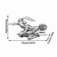 thumbnail image 1 of Hood Ornament Cartoon Coyote Rocket/Gunner Car Hood Decoration Auto 3D Emblem Sticker Badge Bonnet Car Decoration Wile E Coyote, 1 of 5