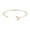 Gold, variant on Upper Arm Bracelet Moon Shape Armband Cuff Simple Armlet Adjustable for Girls