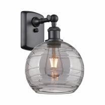 Innovations Lighting - Athens Deco Swirl - 1 Light Wall Sconce In Industrial