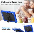 thumbnail image 5 of XYX for Lenovo Tab M11/K11 LTE 2024 Case 11 inch, 3in1 Heavy Duty Shockproof Tablet Cover with Stand, Shoulder Strap, Blue, 5 of 7