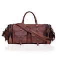 thumbnail image 3 of Bolsa de lona Cureo Weekender de piel de 20 pulgadas para viajes al gimnasio, 3 of 7