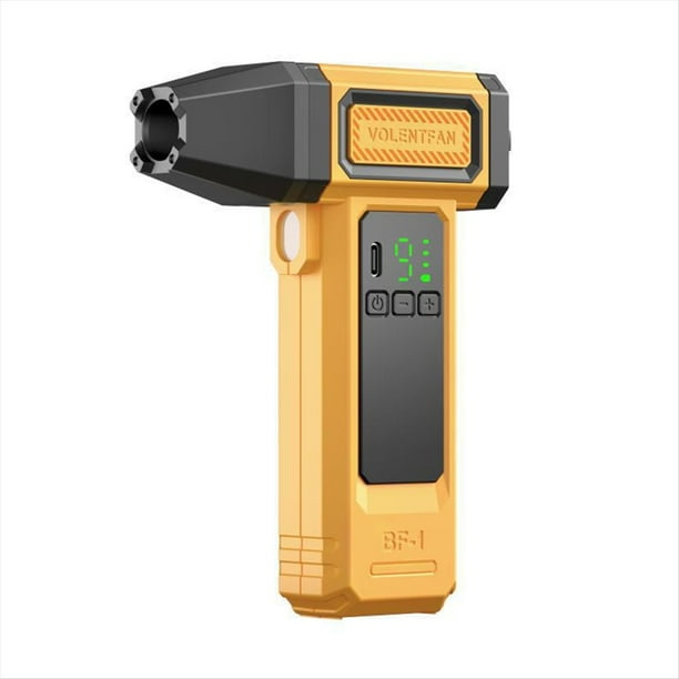 Potente Soplador de Aire Turbo de 9 Velocidades, Limpiador de Polvo Inalámbrico Portátil, 4000 MAh, Carga Tipo C, Soplador de Chorro Sin Escobillas, LED, B