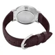 thumbnail image 5 of Reloj pulsera Casio MTP-VT01 con correa de cuero color marrón - fondo plateado, 5 of 8