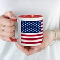 thumbnail image 5 of CafePress - American Flag Mug Mugs - 11 oz Ceramic Mug - Novelty Coffee Tea Cup, 5 of 6