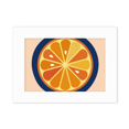 thumbnail image 1 of O Alphabet Orange Fruit Cute Pattern Photo Mount Frame Picture Art Painting Desktop 5x7 inch, 1 of 3