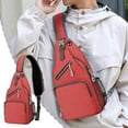 thumbnail image 1 of Men's Sling Bag Lightweight Crossbody Chest Bag Water Repellent Casual Daypack For Travel Outdoor Daily Use, 1 of 6