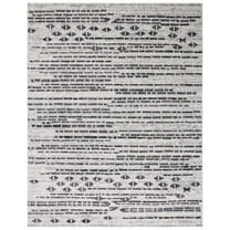 SAFAVIEH Tulum Ognen Geometric Area Rug, 9' x 12', Black/Ivory