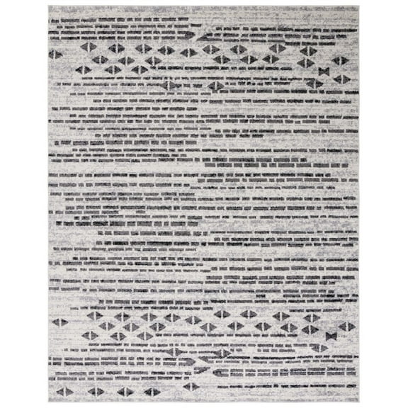 SAFAVIEH Tulum Ognen Geometric Area Rug, 9' x 12', Black/Ivory