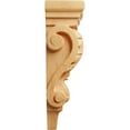 thumbnail image 3 of Ekena Millwork 3"W x 1 3/4"D x 6"H Extra Small Acanthus Pilaster Wood Corbel, Red Oak, 3 of 4