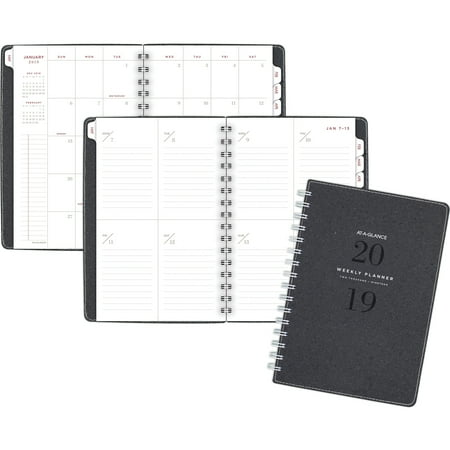 - At-A-Glance, AAGYP20045, Signature Collection Weekly/Monthly Planner, Gray, 1 Each, Gray