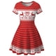 thumbnail image 4 of Vestido de Navidad europeo y americano para niños, estampado de dibujos animados, Princesa, Serie de Navidad, nuevo, 4 of 5