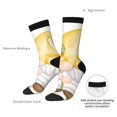 thumbnail image 2 of Yiaed Sunflower Gnomes5 Print Great elasticity Crew Socks Sports socks for Men and Women, 2 of 5