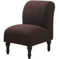 thumbnail image 1 of Armless Chair Slipcover Removable Armless Chair Cover Printed Armless Accent Chair Covers Washable Slipper Chair Slipcovers Furniture Protector Covers for Extra Large Armless Accent Chair, 1 of 8