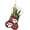 Red-2PCS, variant on Dalrosia 2PCS Cat Bone Christmas Stockings, Plush & Plaid Hanging Socks for Holiday and Christmas Decorations