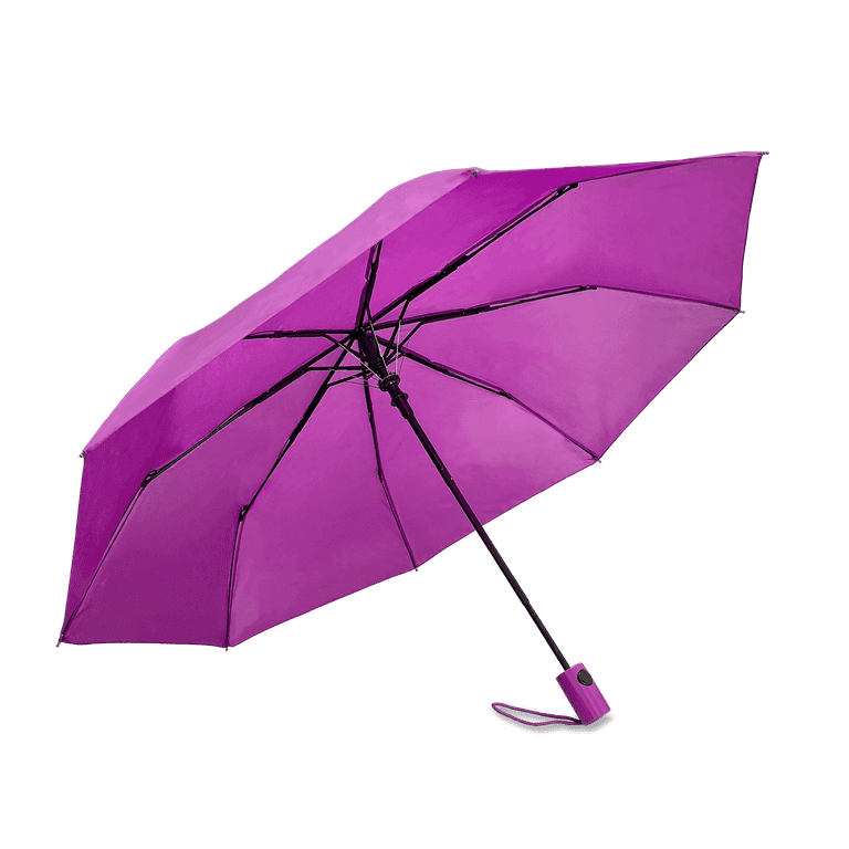 Weather Station Automatic Super Mini Rain Umbrella Purple