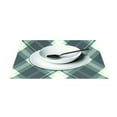thumbnail image 3 of Green Stripe Grid 12×18 inch Placemats Heat Resistant Washable Foldable Rectangular Placemats Set Decoration Indoor Outdoor for Kitchen Dining Table 4PCs, 3 of 8
