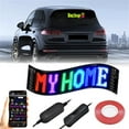 thumbnail image 1 of Deals Qaailabf LED Sign For Car Flexible LED Display Programmable LED Matrix Panel USB 5V Bluetooth Application Control, 1 of 9