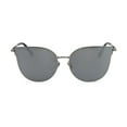 thumbnail image 3 of OWL Womens Cat Eye Sunglasses Silver Ladies Mirrored Sun Glasses, 3 of 4